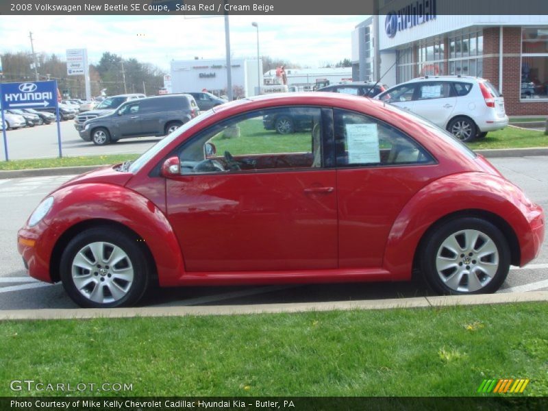 Salsa Red / Cream Beige 2008 Volkswagen New Beetle SE Coupe