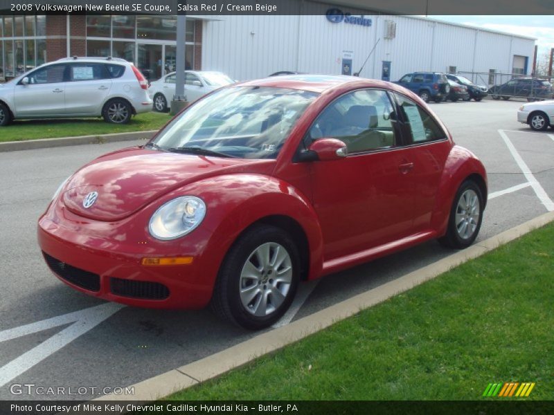 Salsa Red / Cream Beige 2008 Volkswagen New Beetle SE Coupe