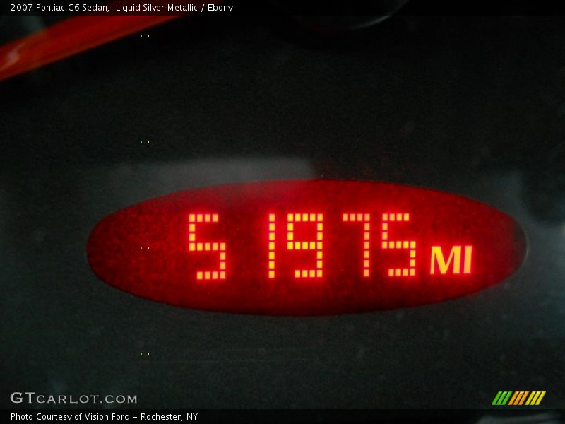 Liquid Silver Metallic / Ebony 2007 Pontiac G6 Sedan