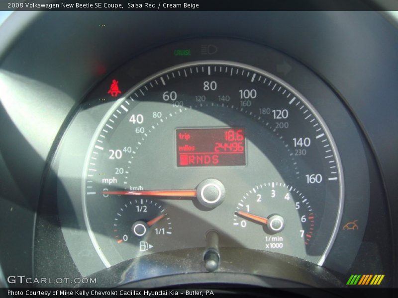 Salsa Red / Cream Beige 2008 Volkswagen New Beetle SE Coupe