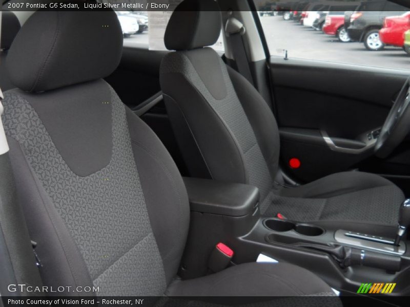 Liquid Silver Metallic / Ebony 2007 Pontiac G6 Sedan