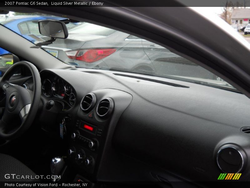 Liquid Silver Metallic / Ebony 2007 Pontiac G6 Sedan