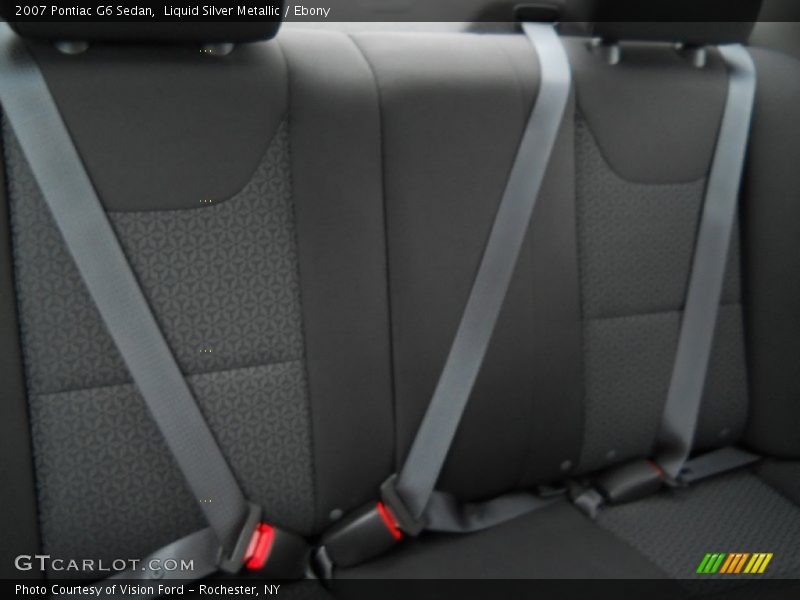 Liquid Silver Metallic / Ebony 2007 Pontiac G6 Sedan