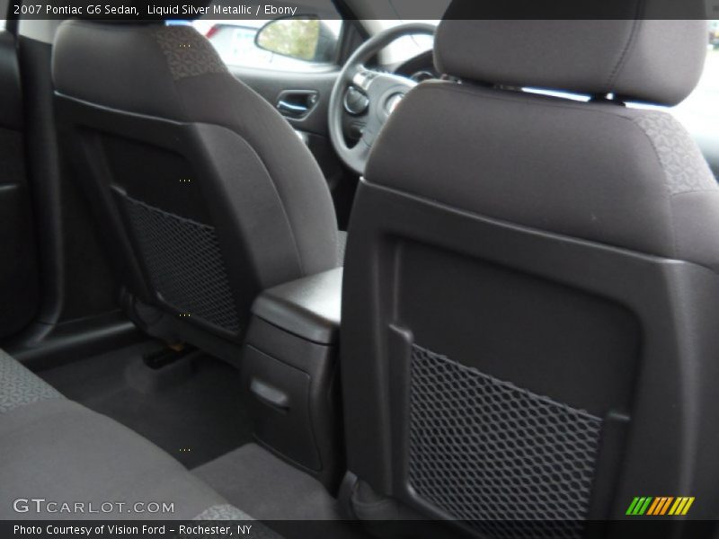 Liquid Silver Metallic / Ebony 2007 Pontiac G6 Sedan