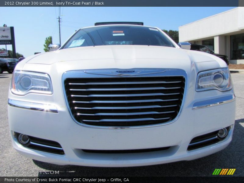 Ivory Tri-Coat Pearl / Black 2012 Chrysler 300 Limited