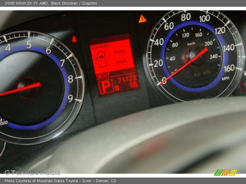 Black Obsidian / Graphite 2008 Infiniti EX 35 AWD