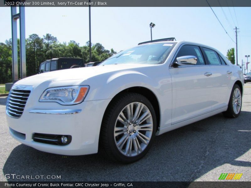 Ivory Tri-Coat Pearl / Black 2012 Chrysler 300 Limited