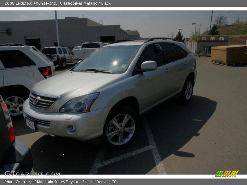 Classic Silver Metallic / Black 2008 Lexus RX 400h Hybrid