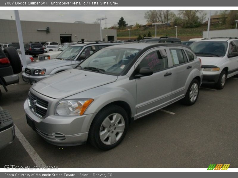 Bright Silver Metallic / Pastel Slate Gray 2007 Dodge Caliber SXT