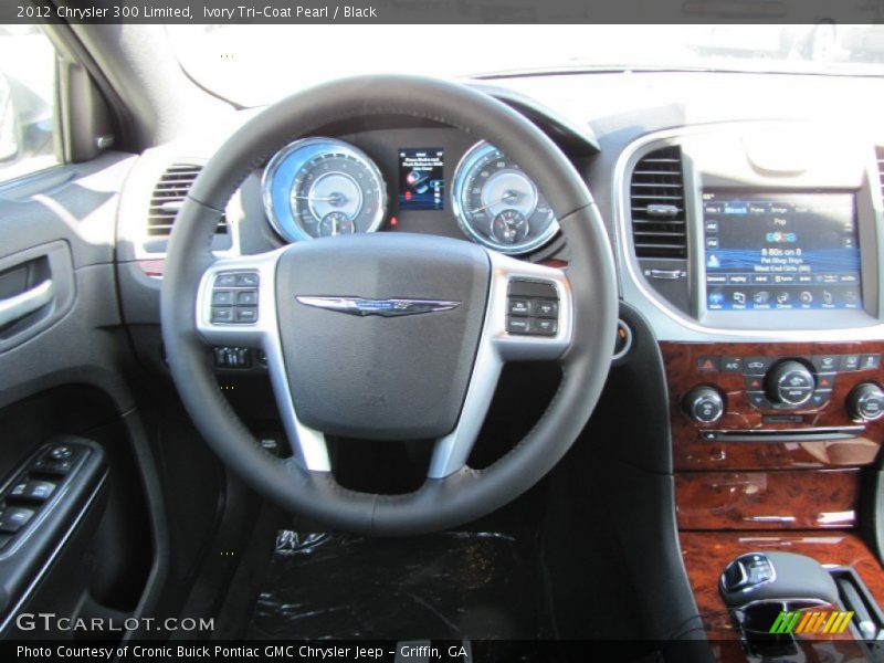 Ivory Tri-Coat Pearl / Black 2012 Chrysler 300 Limited