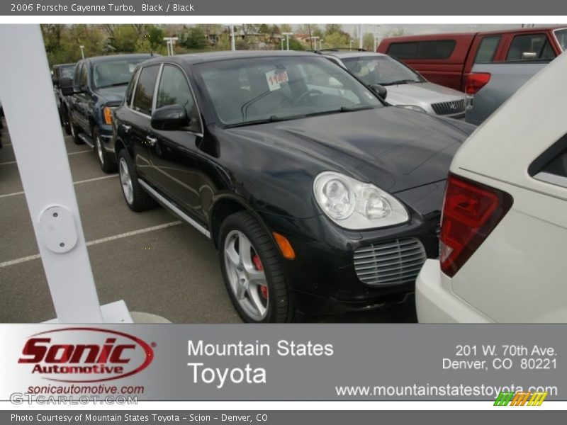 Black / Black 2006 Porsche Cayenne Turbo