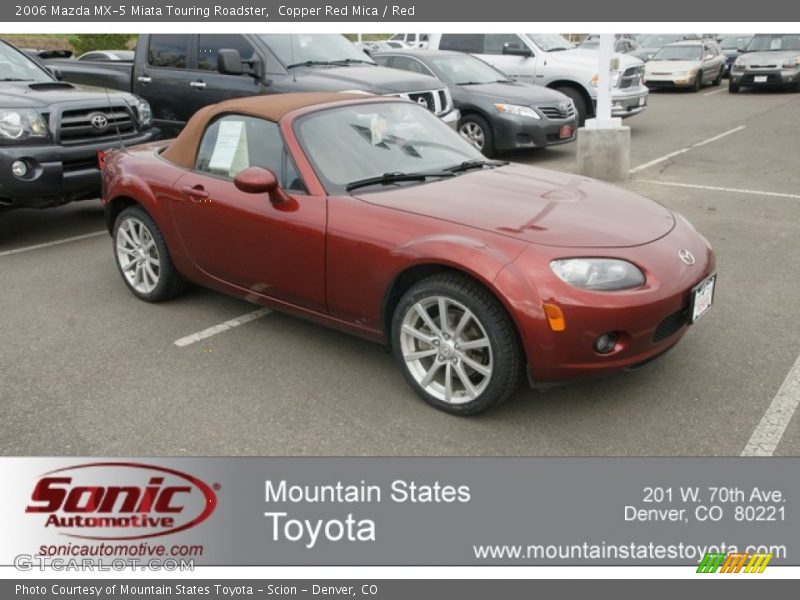 Copper Red Mica / Red 2006 Mazda MX-5 Miata Touring Roadster