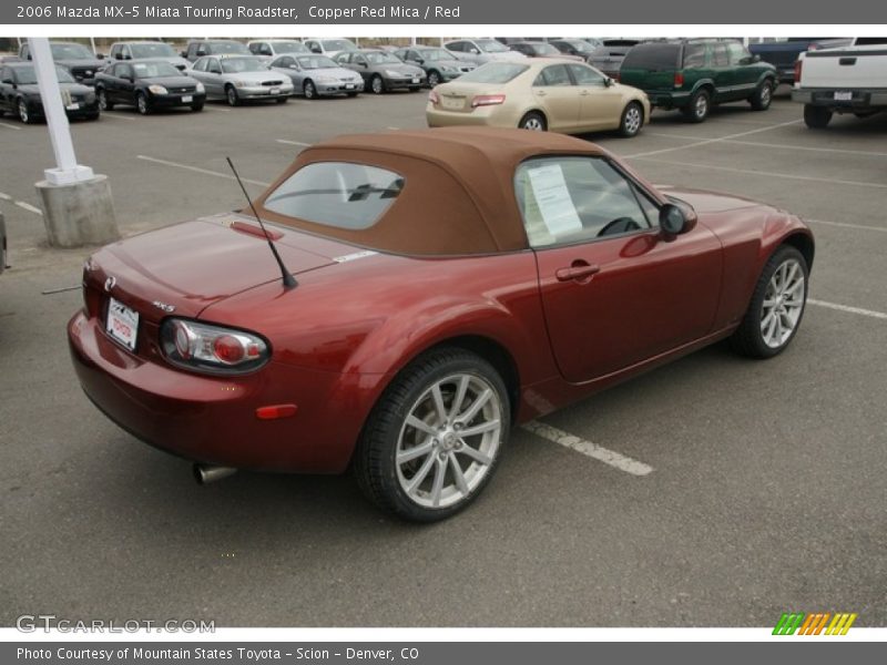 Copper Red Mica / Red 2006 Mazda MX-5 Miata Touring Roadster