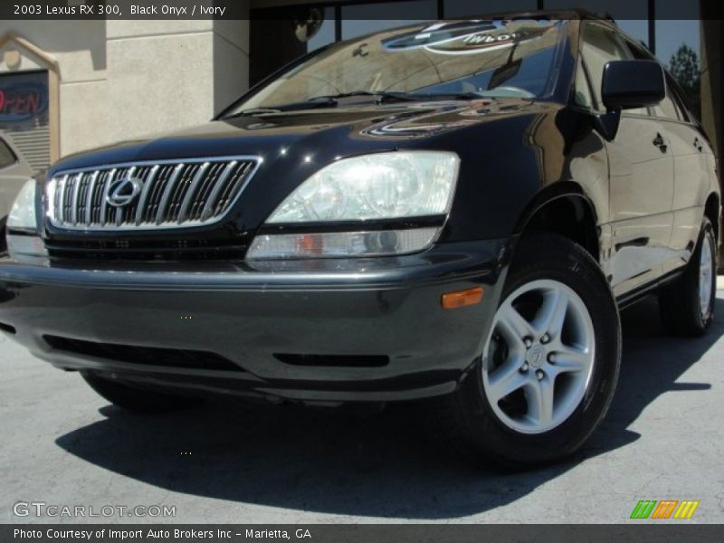 Black Onyx / Ivory 2003 Lexus RX 300