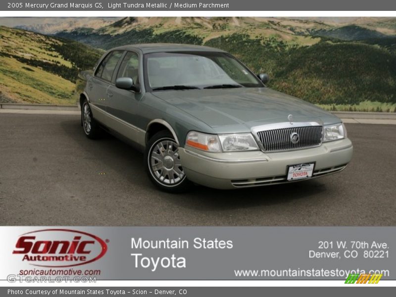 Light Tundra Metallic / Medium Parchment 2005 Mercury Grand Marquis GS