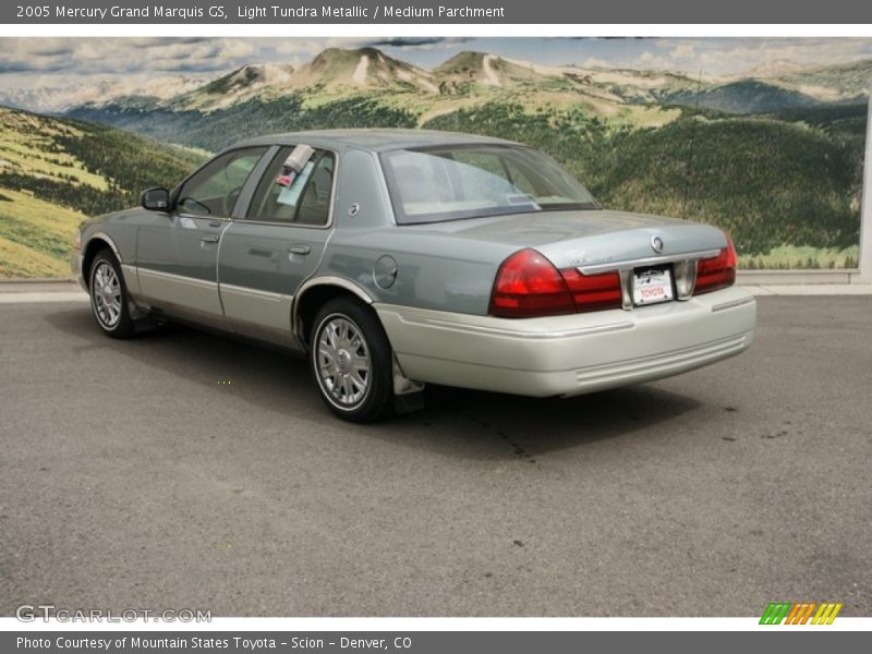 Light Tundra Metallic / Medium Parchment 2005 Mercury Grand Marquis GS