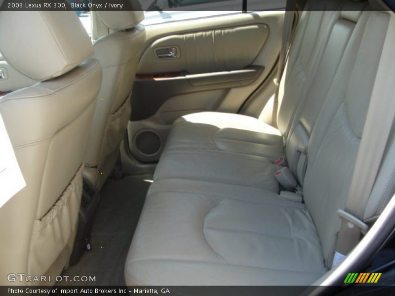 Black Onyx / Ivory 2003 Lexus RX 300