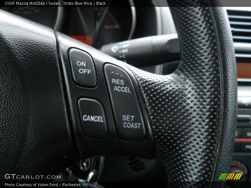 Strato Blue Mica / Black 2006 Mazda MAZDA3 i Sedan