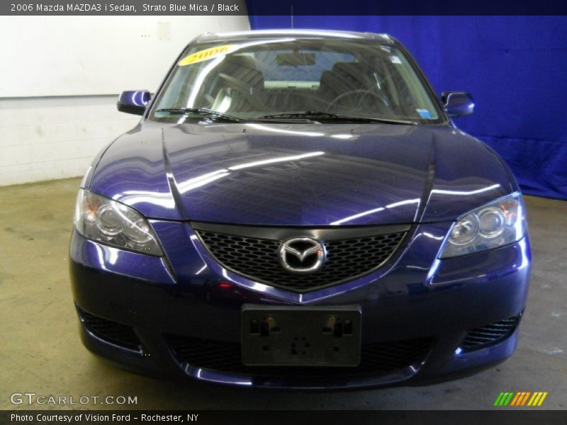 Strato Blue Mica / Black 2006 Mazda MAZDA3 i Sedan