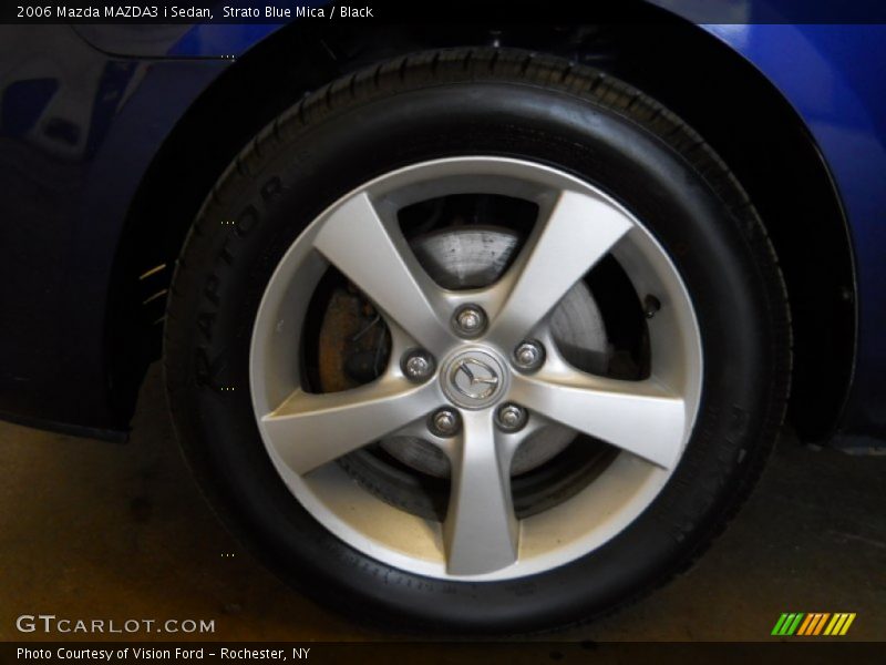 Strato Blue Mica / Black 2006 Mazda MAZDA3 i Sedan