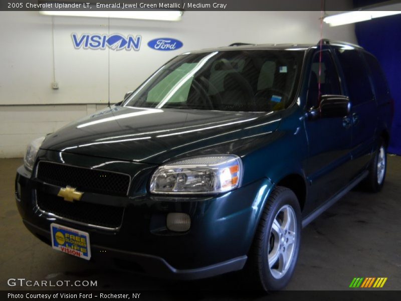 Emerald Jewel Green Metallic / Medium Gray 2005 Chevrolet Uplander LT