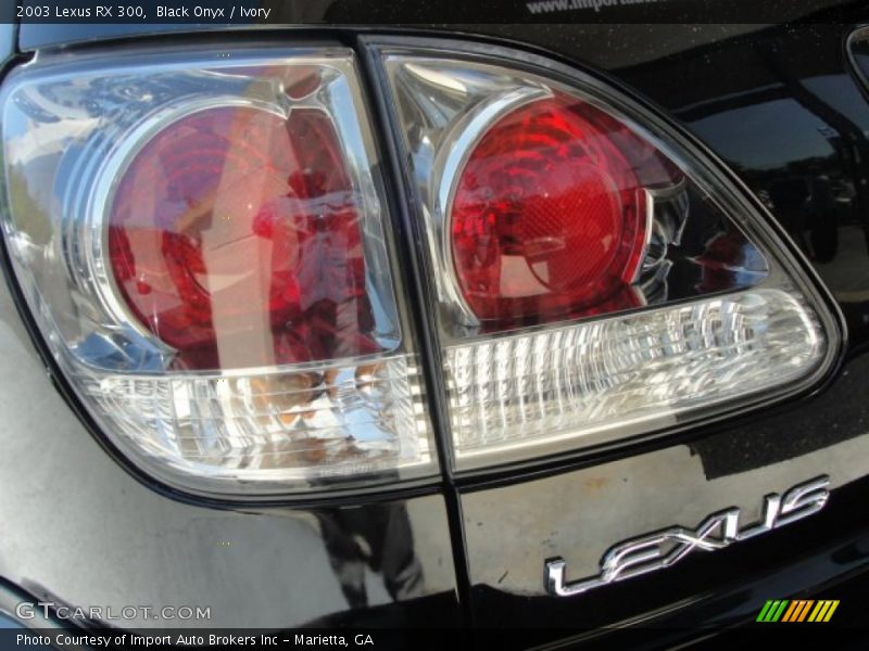 Black Onyx / Ivory 2003 Lexus RX 300