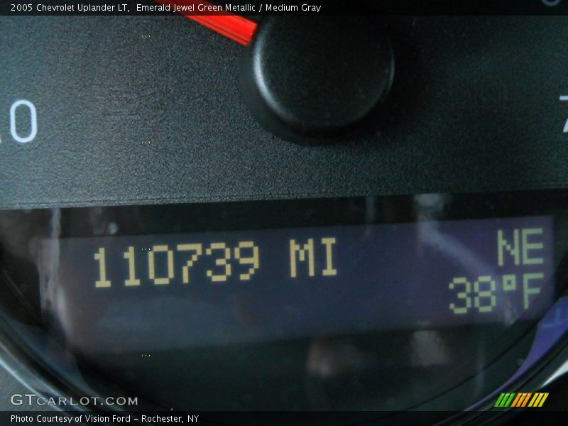 Emerald Jewel Green Metallic / Medium Gray 2005 Chevrolet Uplander LT