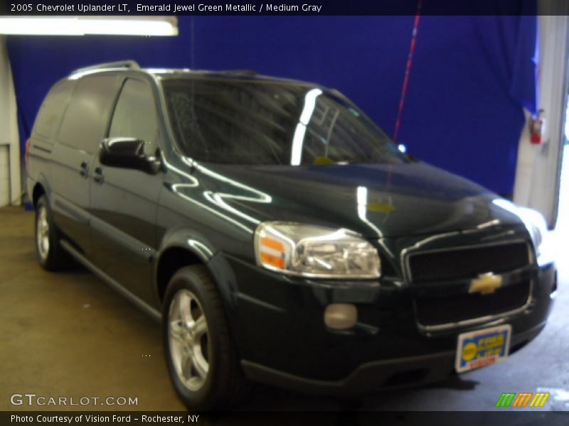 Emerald Jewel Green Metallic / Medium Gray 2005 Chevrolet Uplander LT