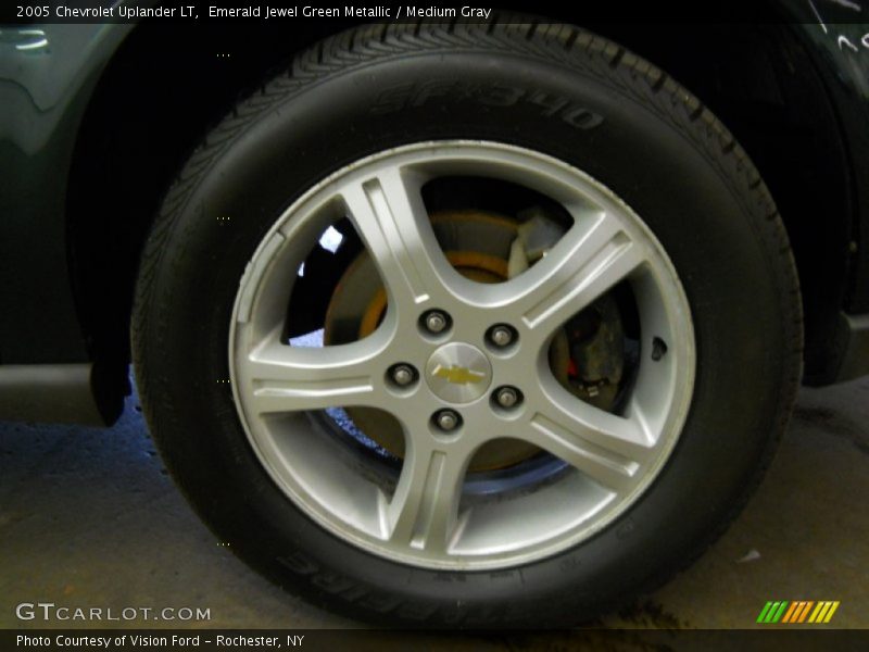 Emerald Jewel Green Metallic / Medium Gray 2005 Chevrolet Uplander LT