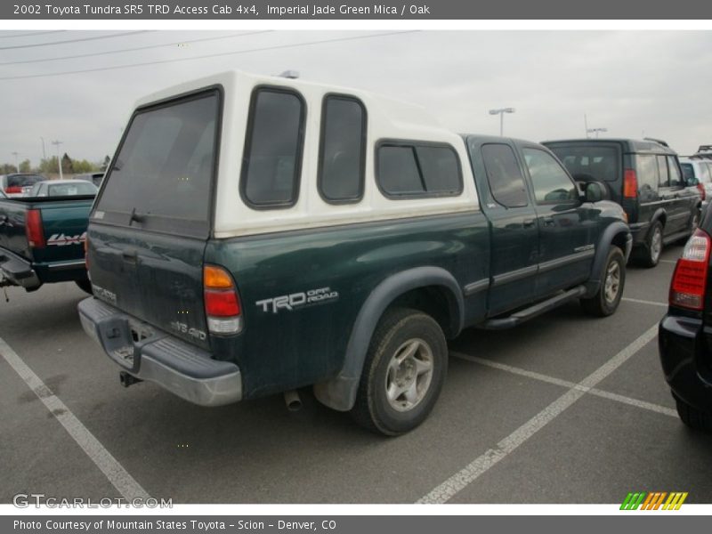 Imperial Jade Green Mica / Oak 2002 Toyota Tundra SR5 TRD Access Cab 4x4