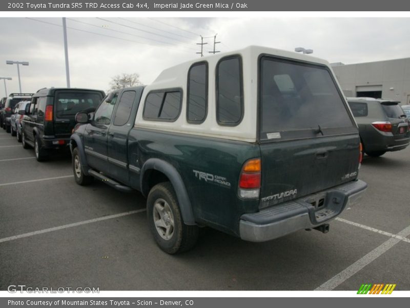 Imperial Jade Green Mica / Oak 2002 Toyota Tundra SR5 TRD Access Cab 4x4