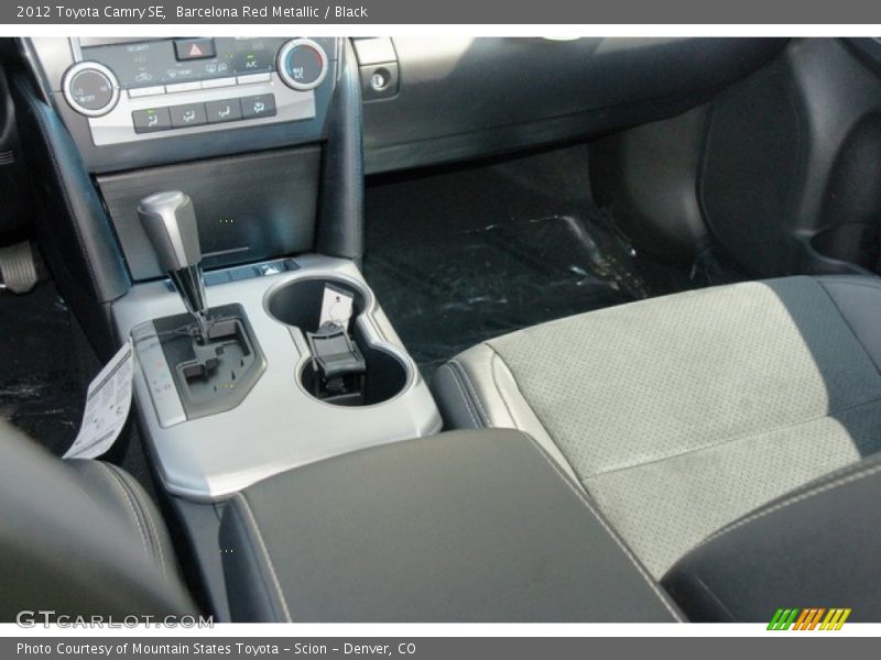 Barcelona Red Metallic / Black 2012 Toyota Camry SE