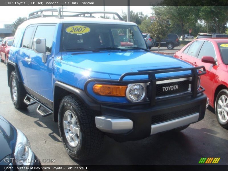 Voodoo Blue / Dark Charcoal 2007 Toyota FJ Cruiser