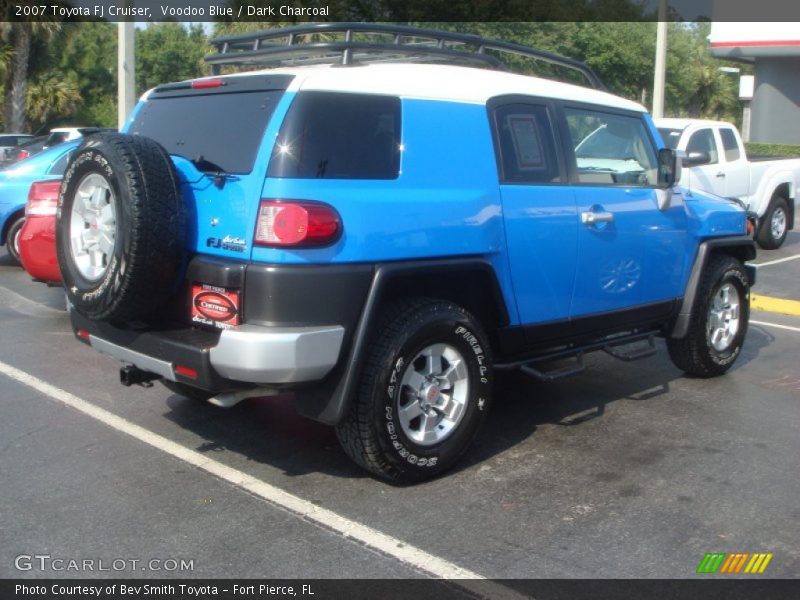 Voodoo Blue / Dark Charcoal 2007 Toyota FJ Cruiser