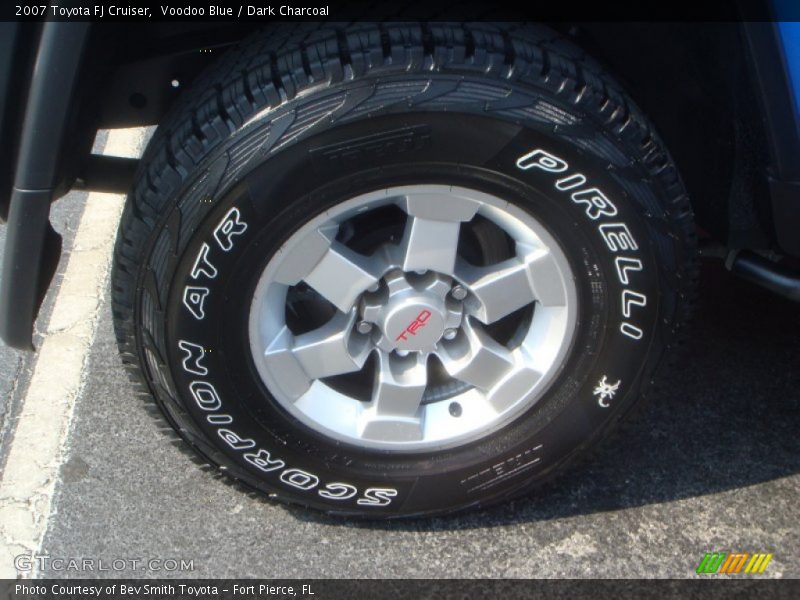 Voodoo Blue / Dark Charcoal 2007 Toyota FJ Cruiser