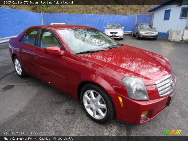 Red Line / Light Neutral 2005 Cadillac CTS Sedan