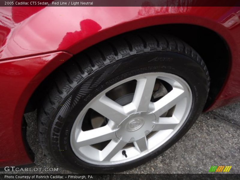 Red Line / Light Neutral 2005 Cadillac CTS Sedan