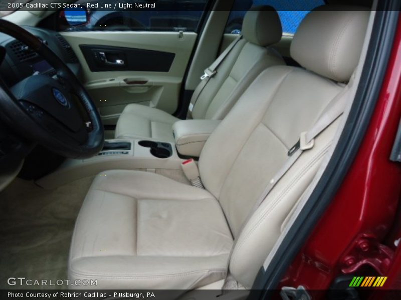 Red Line / Light Neutral 2005 Cadillac CTS Sedan
