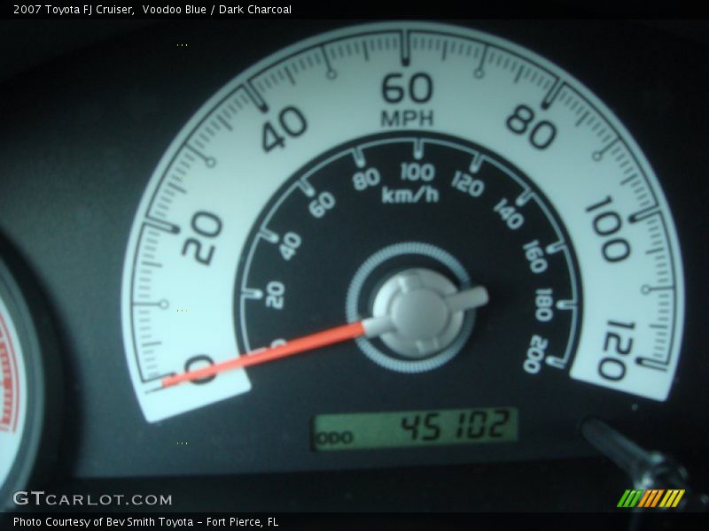 Voodoo Blue / Dark Charcoal 2007 Toyota FJ Cruiser