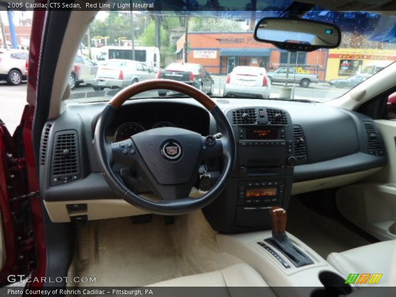 Red Line / Light Neutral 2005 Cadillac CTS Sedan