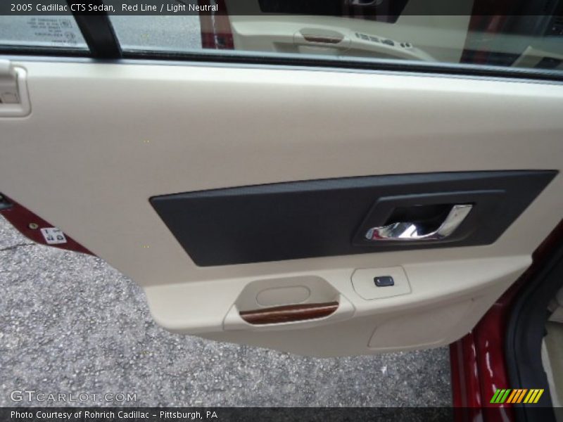 Red Line / Light Neutral 2005 Cadillac CTS Sedan