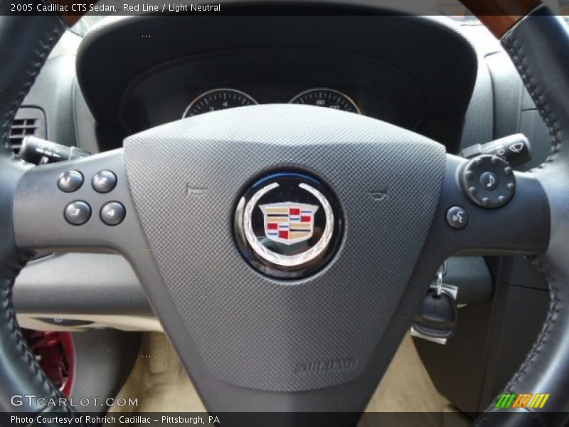 Red Line / Light Neutral 2005 Cadillac CTS Sedan