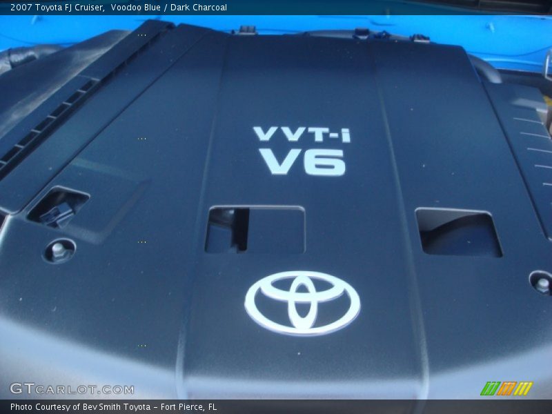 Voodoo Blue / Dark Charcoal 2007 Toyota FJ Cruiser