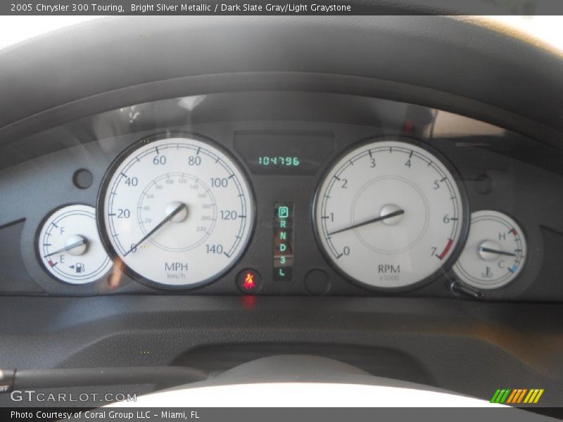 Bright Silver Metallic / Dark Slate Gray/Light Graystone 2005 Chrysler 300 Touring