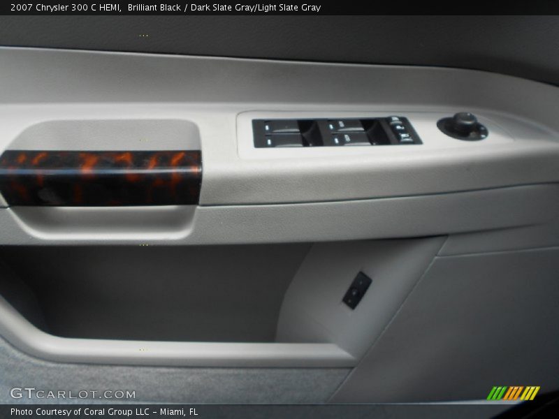 Brilliant Black / Dark Slate Gray/Light Slate Gray 2007 Chrysler 300 C HEMI