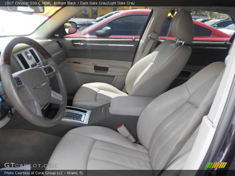 Brilliant Black / Dark Slate Gray/Light Slate Gray 2007 Chrysler 300 C HEMI