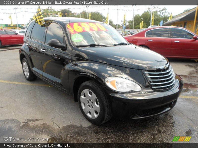 Brilliant Black Crystal Pearl / Pastel Slate Gray 2006 Chrysler PT Cruiser