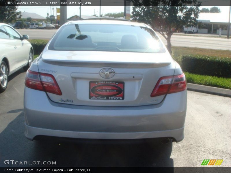 Classic Silver Metallic / Ash 2009 Toyota Camry SE
