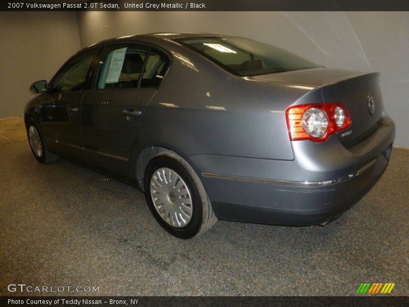 United Grey Metallic / Black 2007 Volkswagen Passat 2.0T Sedan