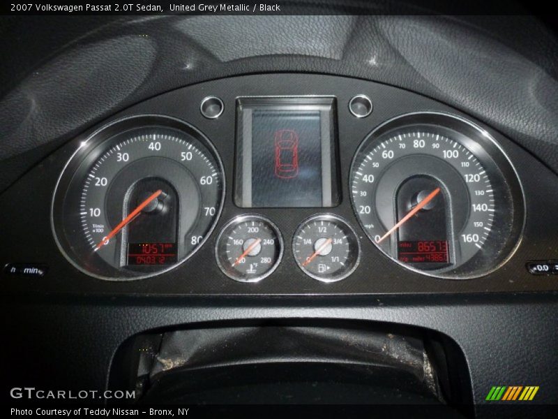 United Grey Metallic / Black 2007 Volkswagen Passat 2.0T Sedan